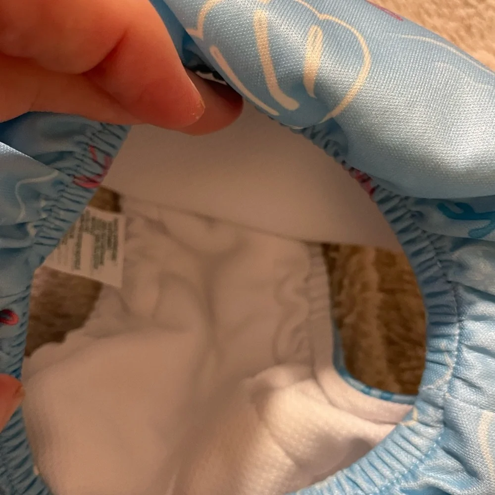 NWOT Green Sprouts Blue Seashell Kids Reusable Swim Diaper